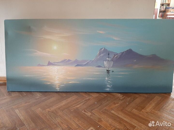 Картины морские пейзажи маслом на холсте