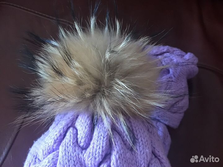 Комплект шапка и снуд для девочки 8-10лет