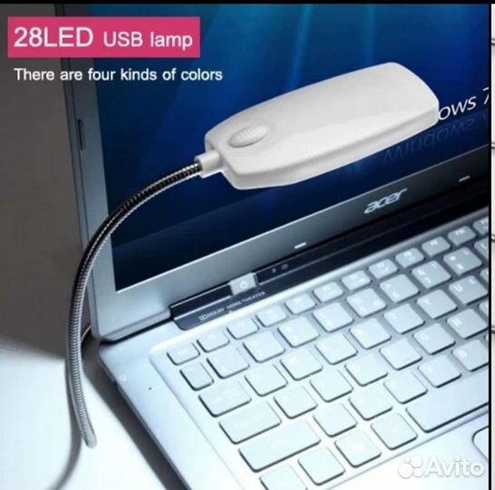 Светодиодная,гибкая,настольная USB лампа,новая
