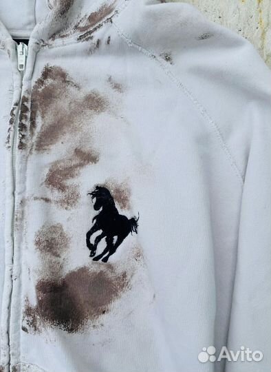 Зип худи balenciaga polo грязь