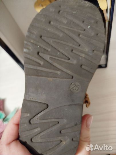 Ботинки демисезонные на мальчика, 25 р