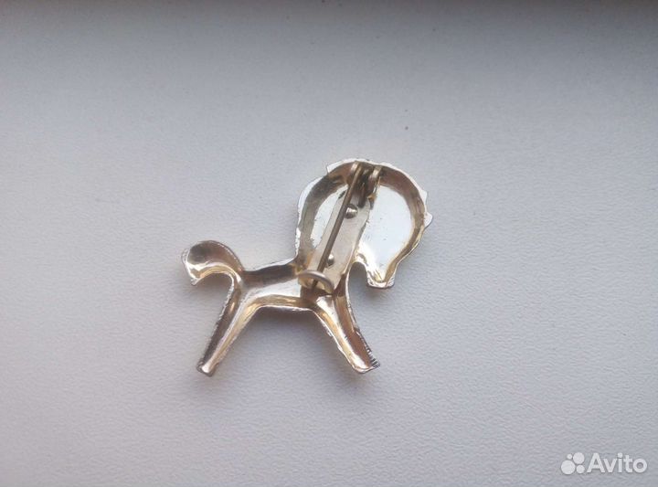 Брошь детская СССР Конёк-горбунок