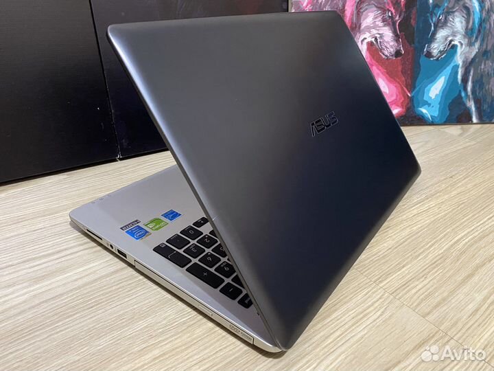 Алюминиевый Ноутбук Asus/SSD/i7/8GB