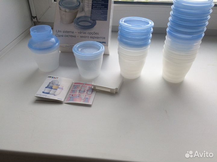 Philips avent контейнеры для хранения грудного мол