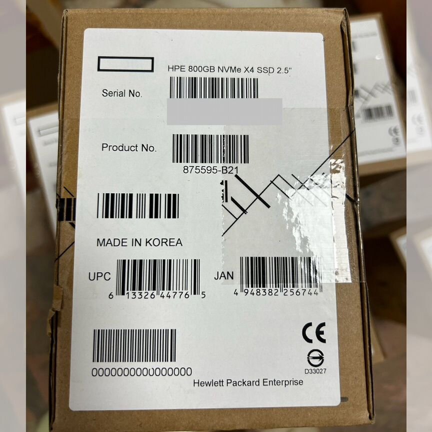 [875595-B21] Жесткий Диск Hp Ssd 800gb Nvmeg10