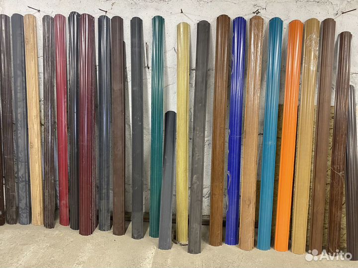 Штакетник некондиция 110 мм полукруглый верх