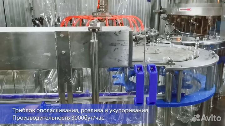 Моноблок Триблок Розлива, оборудование для розлива