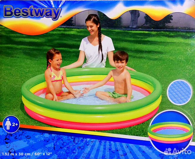 Детский надувной бассейн