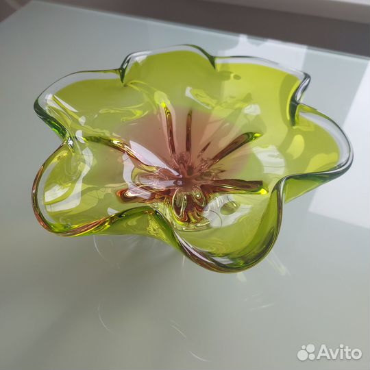 Хрустальная ваза для фруктов, Чехия