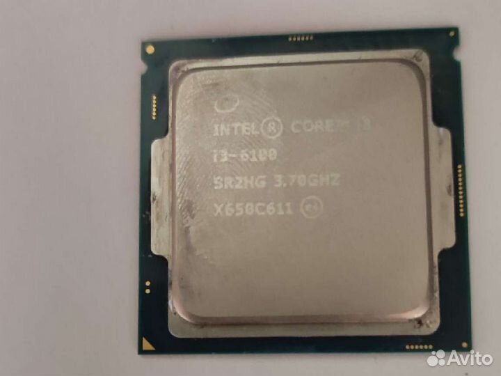 Процессор intel core i3 6100