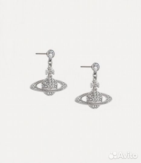 Серьги серебро Vivienne Westwood