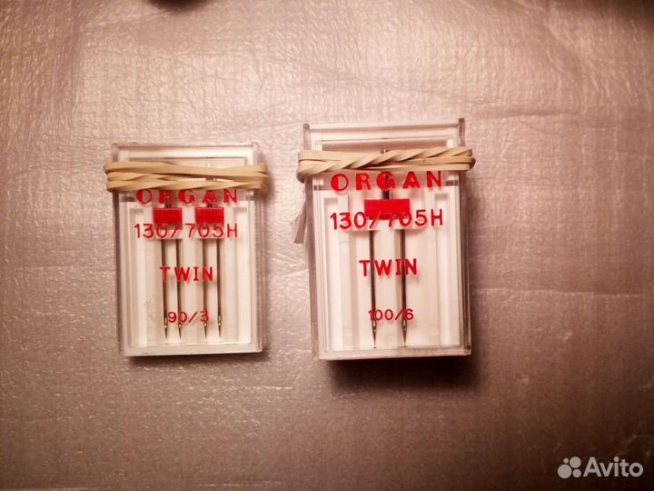 Иглы, Organ Twin, для быт. швейных машин