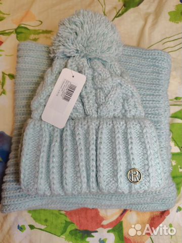 Комплект (шапка и снуд), взрослые