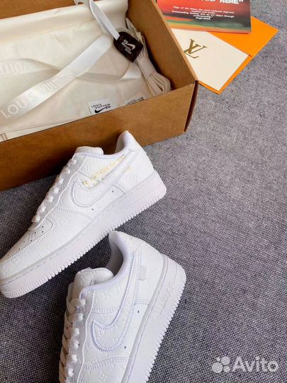 Кроссовки louis vuitton x nike AIR force 1