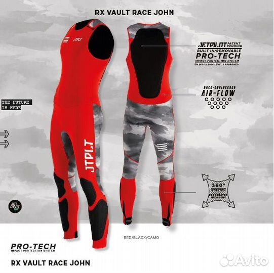 Гидрокостюм мужской Jetpilot RX Vault Race Red Y23