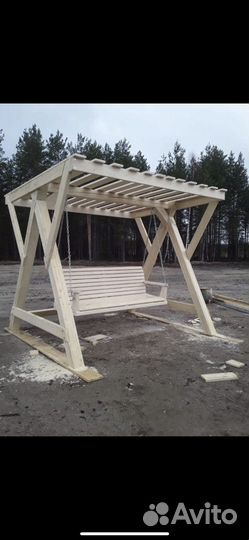 Качели дачные