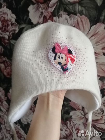 Шапка зимняя для девочки 48 50