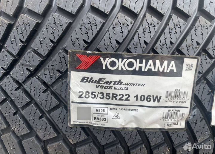 Yokohama BluEarth Winter V906 285/35 R22 и 315/30 R22 107W