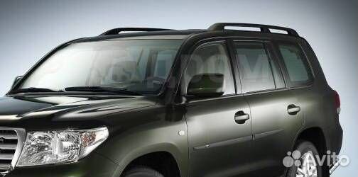 Рейлинги серебро Toyota land Cruiser 200. 2007-201