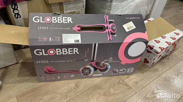 Самокат трехколесный globber