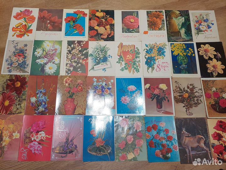 Открытки СССР подписанные
