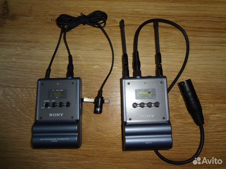 Радио петличка Sony URX-P1 комплект