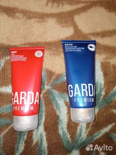 Крем защитный (синий) и крем восстанавливающий (кр