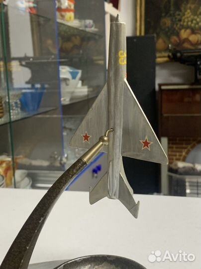 Пепельница СССР Самолет истребитель