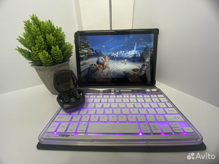 Игровой Android 10.1' планшет + игровые наушники