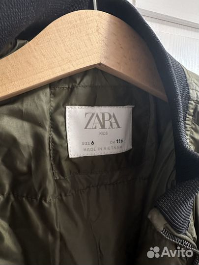 Бомбер куртка хаки zara 116 р