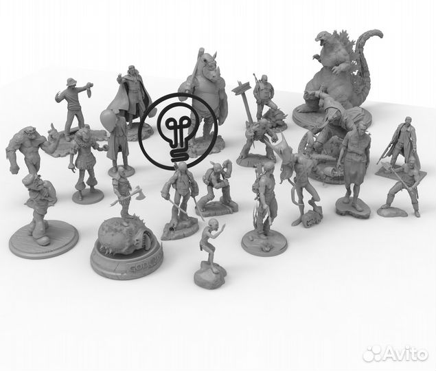 Изготовление фигурок на заказ, статуэтки, по фото