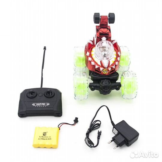 Машинка музыкальный перевертыш на радиоуправлении