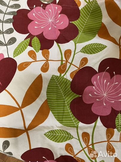 Шторы на люверсах 100% хлопок