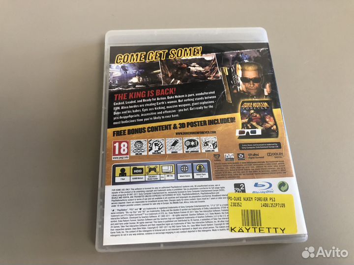 Duke nukem forever PS3