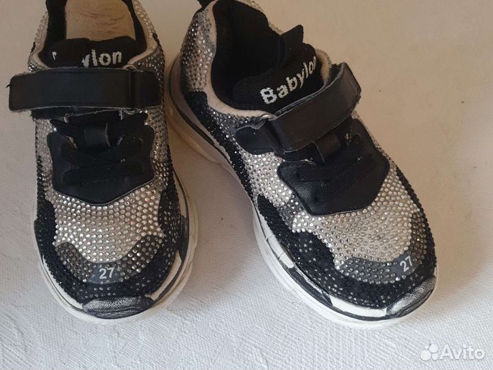 Кроссовки для девочки размер 26-27