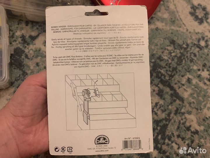 Напёрстки Clover+Устройство DMC для намотки мулине