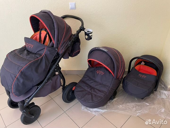 Коляска Tutis Zippy Natural 3 в 1