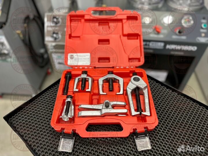 Набор съемников шаровых опор и рулевых тяг Эврика