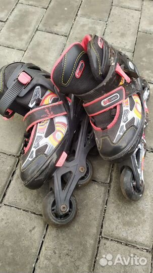 Роликовые коньки детские раздвижные