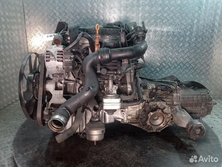 Двигатель с навесным BPZ Skoda Superb (06-08)