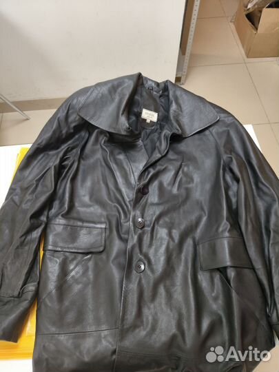 Кожаный плащ emelda, размер XL