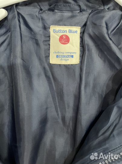 Button blue куртка 128 см