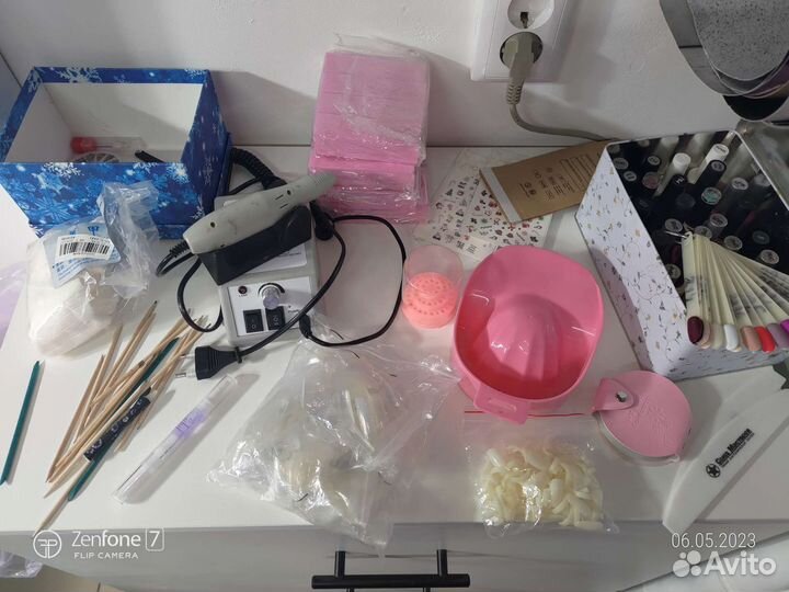 Гель-лак, маникюрный аппарат, для маникюра, набор