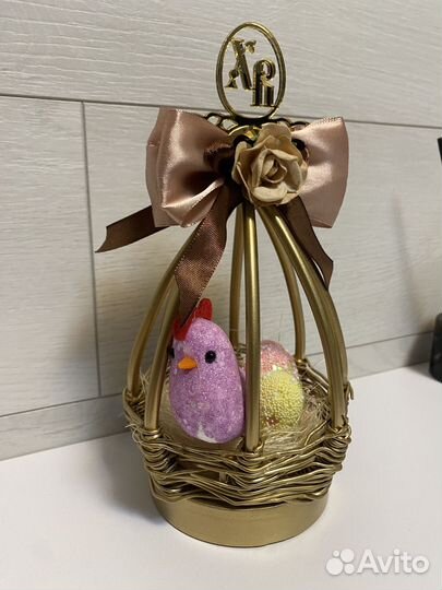 Пасхальное интерьерное яйцо