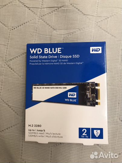 SSD накопитель WD Blue wds200t2b0b 2тб