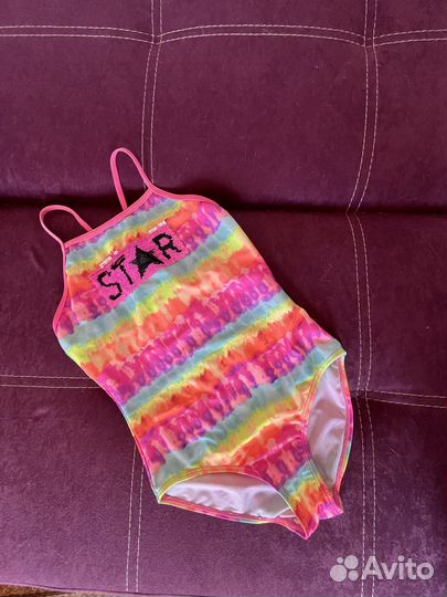 Купальник для девочки 140-146 слитный