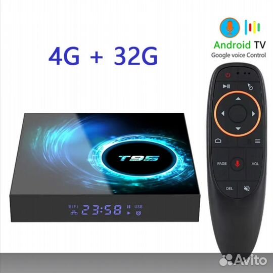 Тв приставка прошитая T95 Андроид SMART TV WiFi-5G