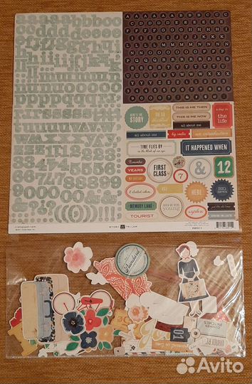 Набор бумаги для скрапбукинга Cratepaper