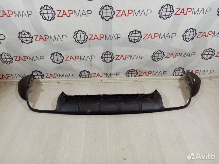 Накладка бампера нижняя задняя Porsche Panamera