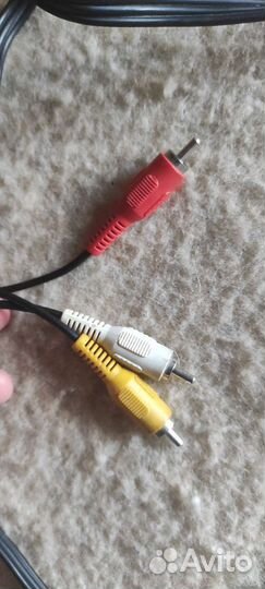 AV кабель тюльпан для PS1, PS2, PS3